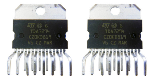 2x C.i. Circuito Integrado Tda7294 Tda 7294 - Amp. 100w - ST