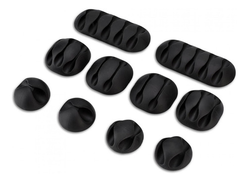 Imagem 2 de 5 de Clipe De Cabo 10pcs, Organizador De Cabo, Mesa Limpa E Arrum