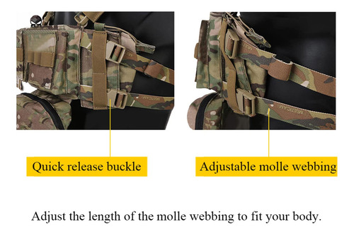 Chaleco Táctico Emersongear Mk3 Modular Ajustable