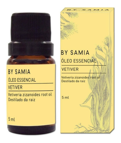 Óleo Essencial De Vetiver 5ml By Samia