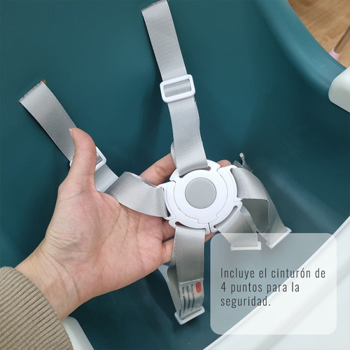 Imagen 3 de 5 de Silla Comedor De Comer Asiento Plegable Para Niños Nórdico