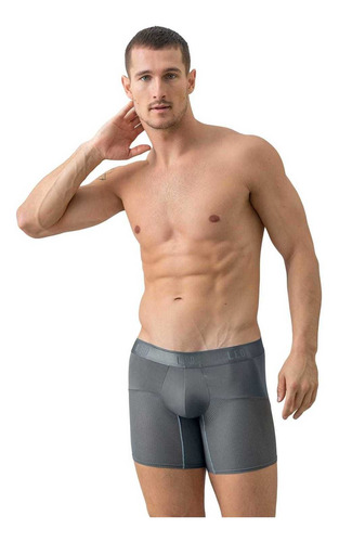 Ropa Interior Masculina Boxer Deportivo 033272n Gris