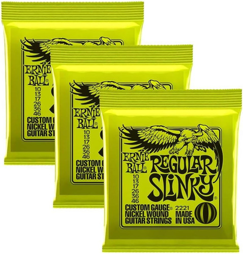 Guitarra Eléctrica Ernie Ball 2221 Nickel Regular Slinky Str