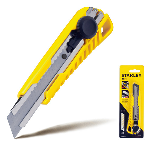 Trincheta Cortador Stanley 18mm Con Traba De Seguridad
