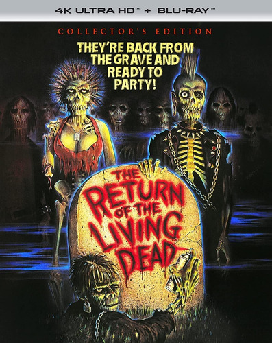 4k Ultra Hd + Blu-ray Return Of The Living Dead Subt. Ingles