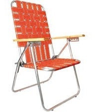 Imagen 2 de 8 de Reposera Sillon De Aluminio 5 Posiciones Descansar 80001