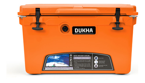 Cooler Rotomoldeado Dukha 45qt Orange