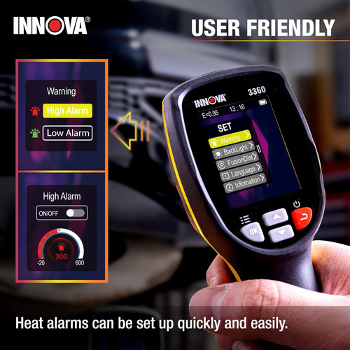 Innova Cámara Térmica Infrarroja 3360 - Sensor Infrarrojo