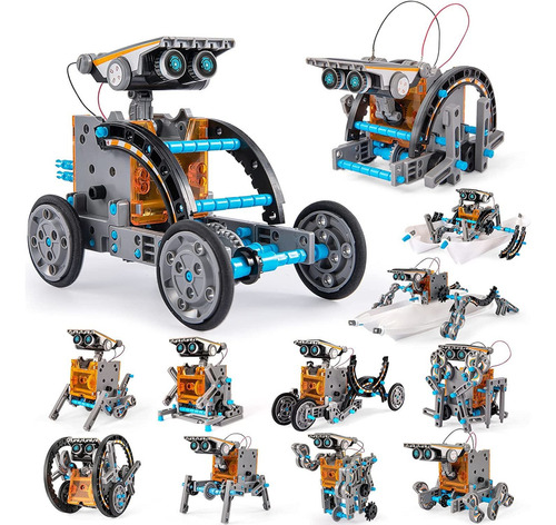 Set Robótico De Construcción Con Energía Solar Science Toy