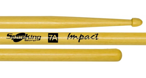 Imagem 2 de 3 de Baqueta Spanking 7a Linha Impact Balanced Mad. Natural 4157