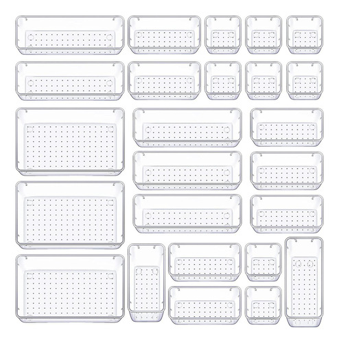 Juego De Organizadores De Cajones Para Oficina Y Hogar,