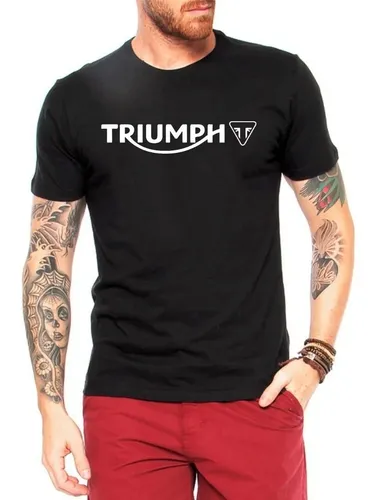comprar Camiseta Moto Triumph Masculina Camisa Triumph Personalizada