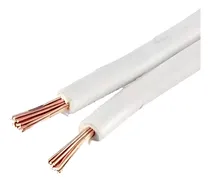Comprar 12 Rolos Fio Cabo Cordão Paralelo Branco 2x2,5mm- 100mt Cada