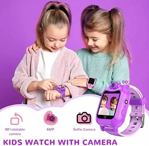 Reloj Inteligente P/niños Ralehong De 3-6 Años - Morado