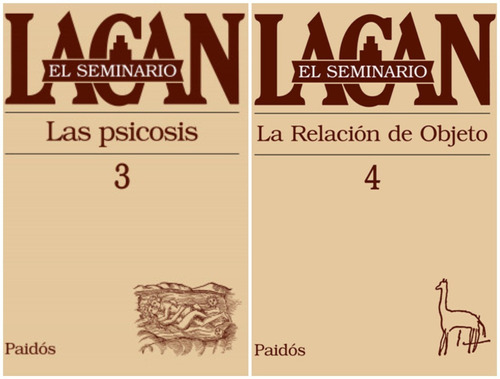 2 Libros Seminario 3 Y 4 Lacan Paidós Psicosis - Objeto