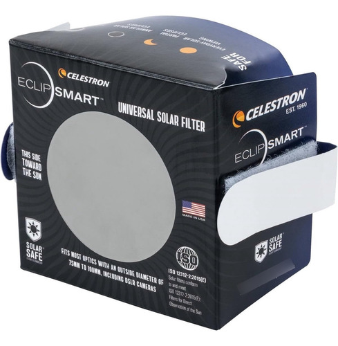 Filtro Ver Eclipse Solar Eclipse Telescopio Y Camara