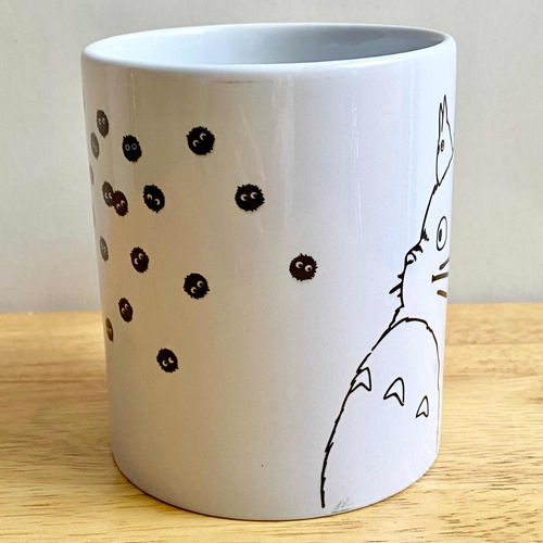 Taza Totoro Y Susuwatari Siluetas