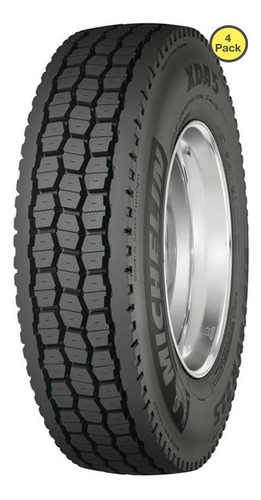 Paq 4 Llantas Michelin Xda 5+ 275/80r22.5 144/141l 14pr Bsw 