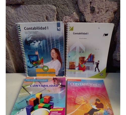 4 Libros De Contabilidad (usados)