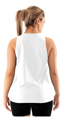 Camiseta De Algodón Mujer Tank Top Deportivo Casual Sin Mang