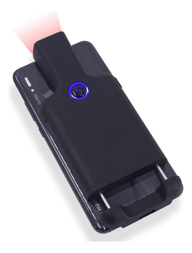 Escáner De Código De Barras Bluetooth 2d, Clip Trasero Portátil Con Función Bluetooth 1d 2d Qr Lector De Código De Barras Pdf417 Matriz De Datos Maxicode, Conexión Bluetooth Automática Inalámbrica