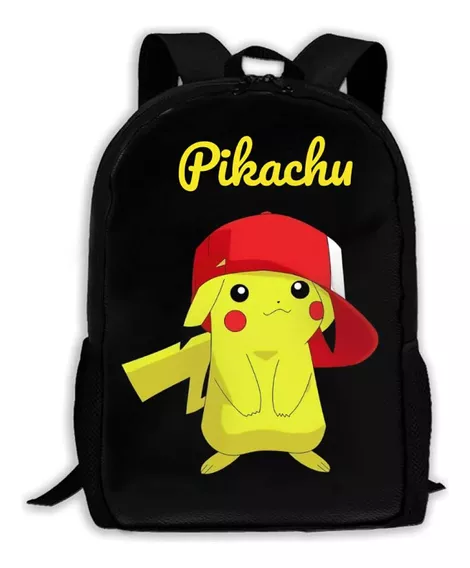 Mochila Para Portatil De 17 Pulgadas - Diseno De Pikachu