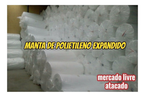 Imagem 2 de 10 de Manta Acrilica Branca 2mm Polietileno Expandido Kit C/14mts²