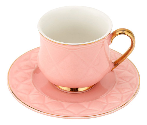 Set De Tazas Con Platillos Ceramica 6pcs