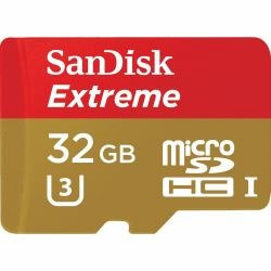 Sandisk Micro Sd Extreme 32 Gb U3 4k + Adap Sd Y Usb