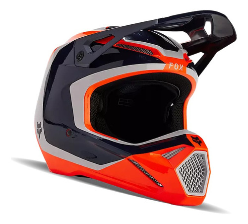 Casco Fox V1 Nitro Naranja