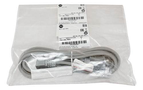 Allen Bradley Cable Serial Cat. 1761-cbl-pm02 Plc Micrologix