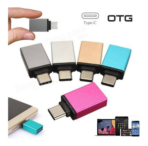 Adaptador Otg Tipo C A Usb Type-c Universal