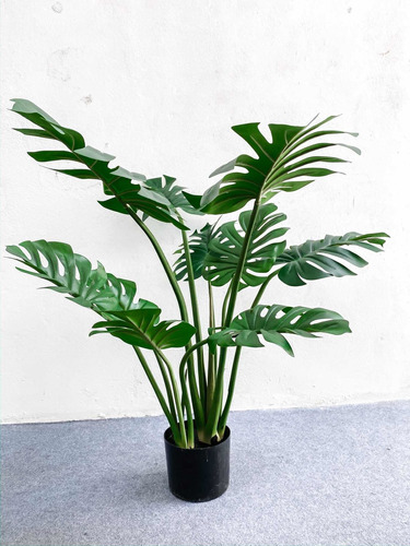 Planta Artificial Grande Monstera Esqueleto De Caballo 110cm