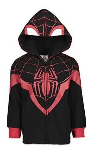 Marvel Spider-man Miles Morales Toddler Boys Zip Up 7dy7r