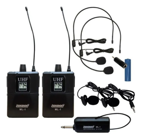 Kit Profesional Inalámbrico 4 Micrófonos Vincheros Pecheros