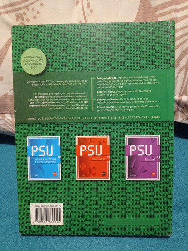 Psu Lenguaje Y Comunicacion - Editorial: Ediciones Sm (Usado)