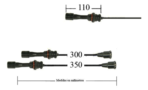 Cables De Bujia Mazda 323 1.6 Bj Sedan 1999 - 2003