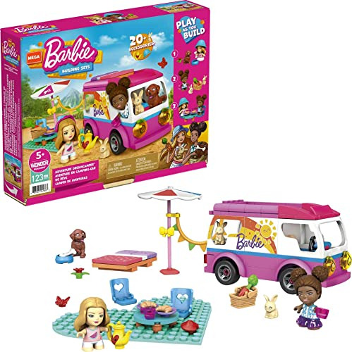 Juego De Construcción Mega Barbie Adventure Dreamcamper 123