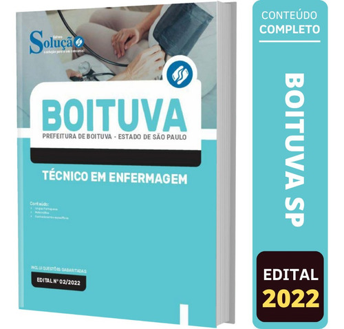 Apostila Boituva Sp 2022 - Técnico Em Enfermagem