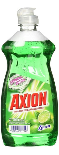 Lavatrastes Líquido Axion Aroma Limón 400 Ml