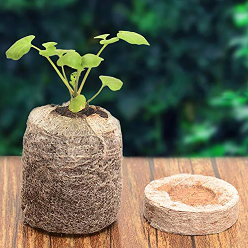 Imagen 10 de 10 de Jiffy Turba Prensada Pack X5 Germinacion Cogoshop Grow