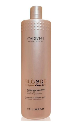 Shampoo Antiressíduos Cadiveu Blonde Reconstructor 1 Litro