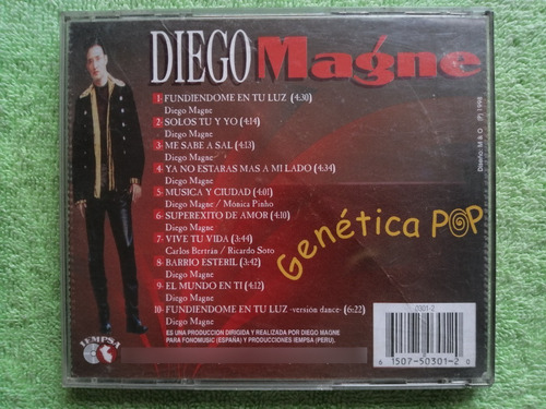 Eam Cd Diego Magne Genetica Pop 1998 Edic. Peruana Euro Dc3