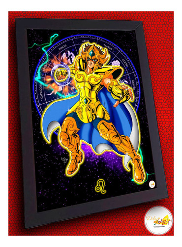 Imagen 2 de 10 de Cuadros Decorativos A4 (30x20cm) Saint Seiya - Dibujart