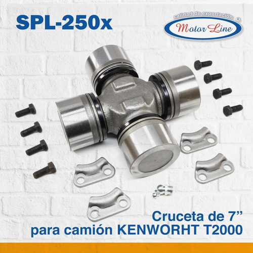 Imagen 5 de 9 de Cruceta 7 Pulgadas Spl-250x Para Kenworth Serie T2000