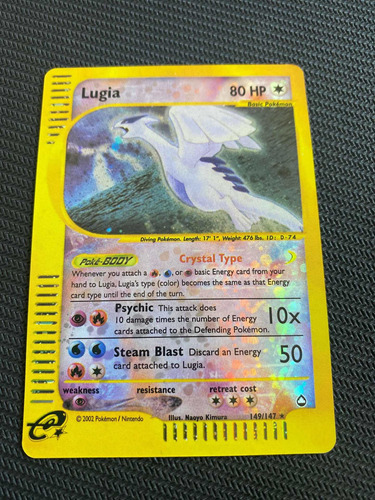 Juego De Carta Pokemon Alternativa Lugia 2