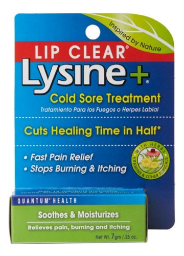 Lip Clear Lysine + Tratamiento Para El Dolor De Resfriado, 0