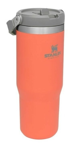 Vaso térmico Stanley Classic Flip Straw color guava 887mL