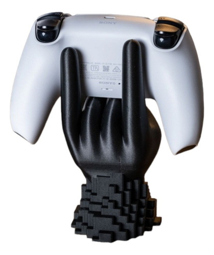 Mano Heavy Metal Negro Soporte Apoyo Joystick Ps5 Ps4 Xbox