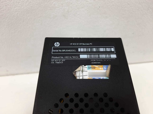 Pc Computador Hp Slim I3 4ª 8gb Ram Ssd 120gb Garantia Nf (Usado)